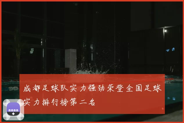 成都足球队实力强劲荣登全国足球实力排行榜第二名