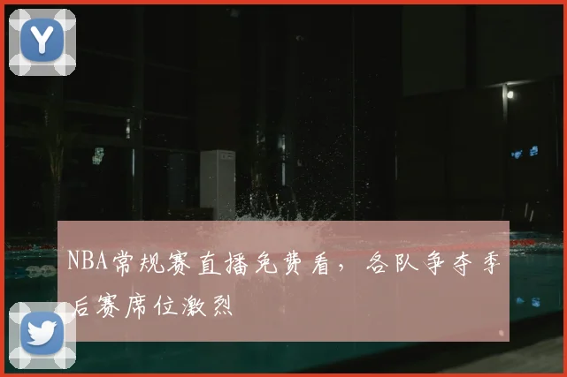 NBA常规赛直播免费看，各队争夺季后赛席位激烈