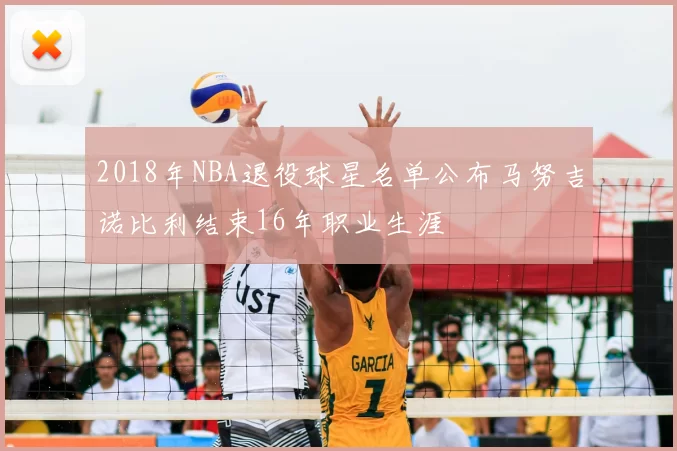 2018年NBA退役球星名单公布马努吉诺比利结束16年职业生涯